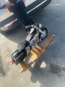 Harley-Davidson Wooden Rocking Motorcycle