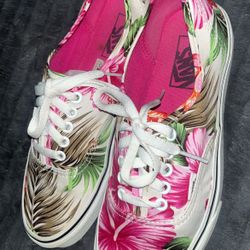 Limited Edition Tropical Women’s Van Shoes Size 8.5 