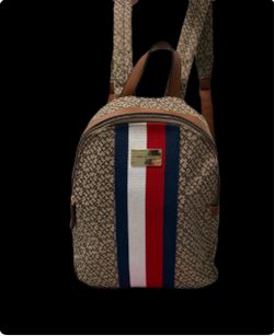 Tommy Hilfiger Y2K  1990s and early 2000s collegiate aesthetic  Monogram Backpack