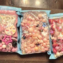 BEADS - PINK THEME ! FOR PENS & KEYCHAINS DIY