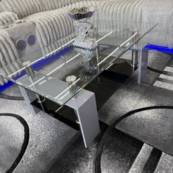 Coffee Table W/ Extra Shelf