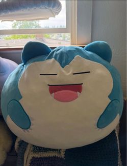 Limited edition rare Squishmallows 24" Pokémon Snorlax Plush
