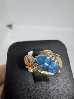 Stone Ring 14KYG
