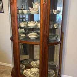 China Cabinet (dishes Included)