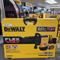 Dewalt 60v FLEXVOLT SDS MAX CHIPPING HAMMER KIT