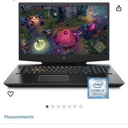 HP omen Gaming Laptop 17” 144hz Rtx2080