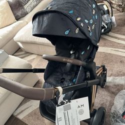 Cybex E Priam Rose gold Frame 