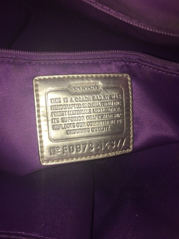 Coach purse