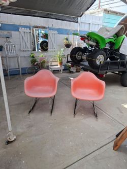 Plastic Rocking Chairs.