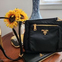 Prada bag and wallet 