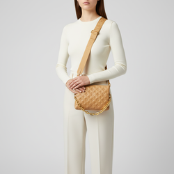 Louis Vuitton M577991 Coussin PM Camel Gold Chain Cross Body Bag