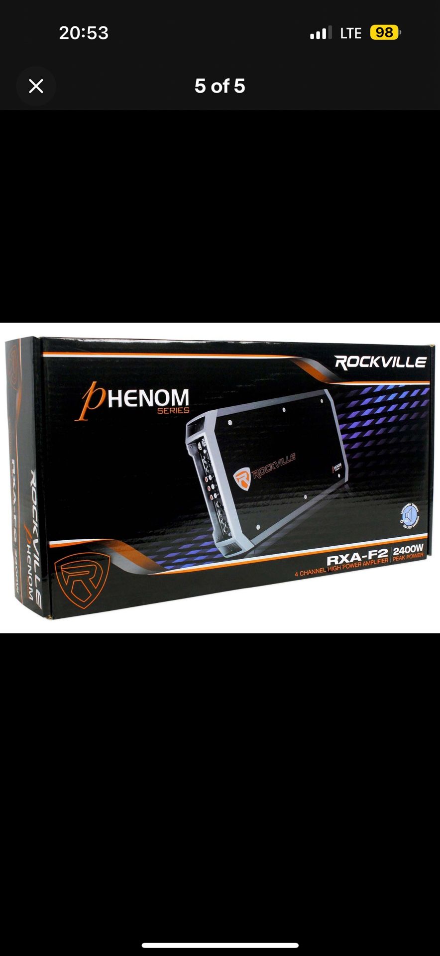 Rockville RXA-F2 2400 Watt Amplifier