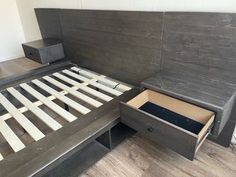 Queen bed frame set