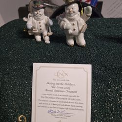 Lenox Christmas Ornaments. 