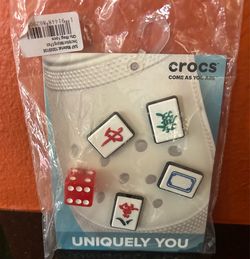 New Crocs Mahjong Theme Charms
