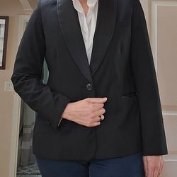 Women's Tuxedo Jacket Worn Once Size 16 (XL) H&M