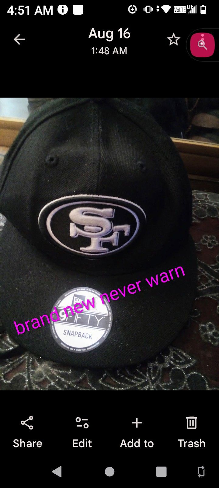 San Francisco Baseball Hat All-Stars