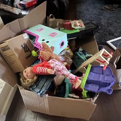 Huge box of toys