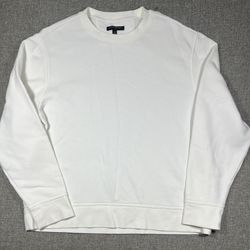 Banana Republic Men's Size XL Pullover Sweatshirt Cream   