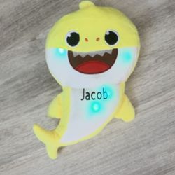 Personalized Singing LED Light Plush Toys Music Doll English Song Toy Gift