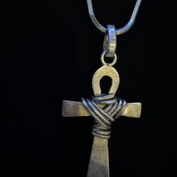 925 Sterling Silver Cross Pendant And Chain