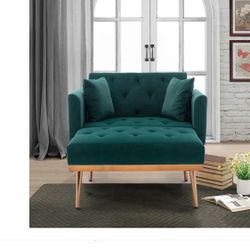 Modern Luxury Lounge Sofa - Chaise Chair Chair With Two Pillows