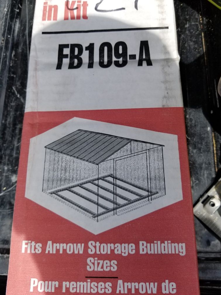 Shed floor frame kit