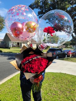 Roses Arrangements. Flowers. Balloons. Birthday's. Graduations. Anniversary Hablamos Espanol .