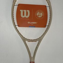 Wilson Clash v2 100 Roland Garros Limited Edition 2024 Tennis Racquet
