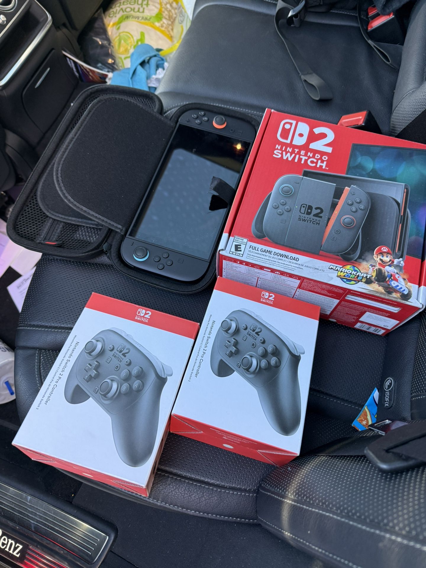 Nintendo Switch 2 w/Mario Cart World & Case & 2 Controllers