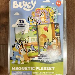 Bluey Magnetic Playset