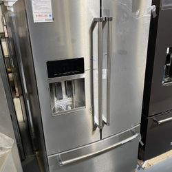 KitchenAid Stainless Steel 26.8 Cu. Ft. 36” Width Standard Depth French Door Refrigerator 
