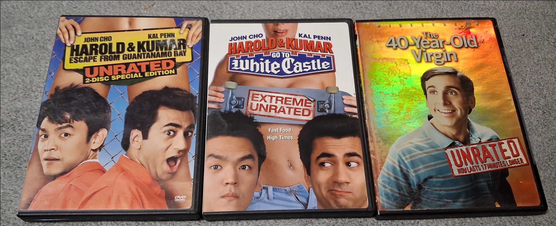 Harold and Kumar escape from Guantanamo Bay White Castle comedy 3 movie dvd