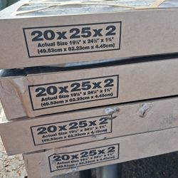 FLANDERS AIR FILTERS 20X25X2 NEW SET 4