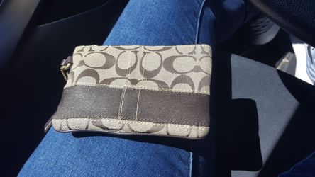Coach wristlet