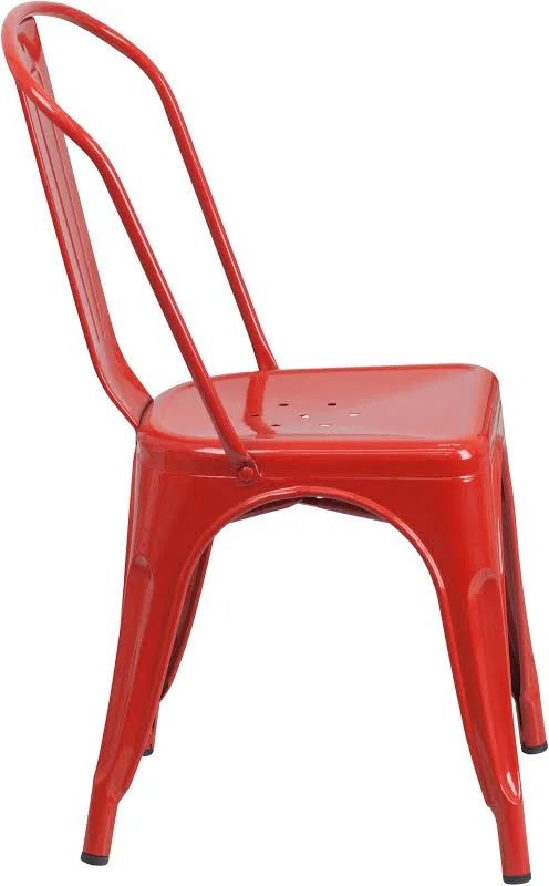 Metalic Red Chair