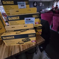 Dewalt batteries and charger