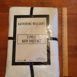 Katherine Williams 2-Piece Bath Sheet Set