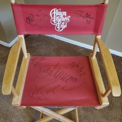 Allman Brothers Band Signed Directors Chair