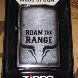 Roam The Range Marlboro Zippo Lighter New In Box 