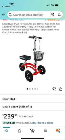 Rover knee scooter