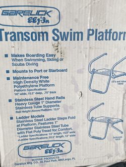New Boat Marine Swimming Platform