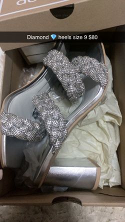 Diamond 💎 Heels Size 9 NIB 
