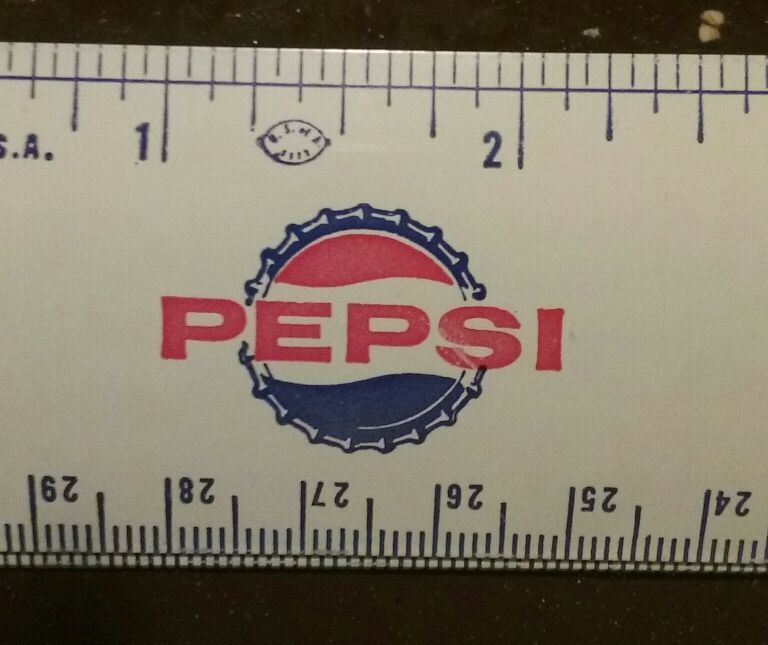 Vintage Metal Pepsi Ruler