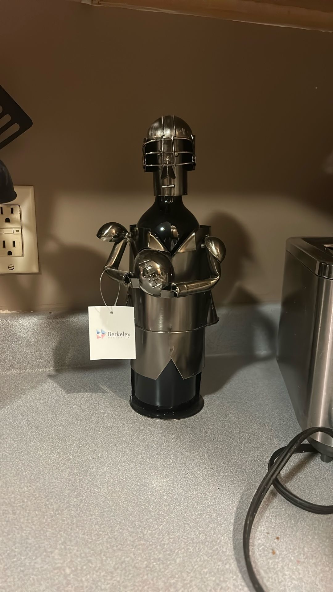 Berkeley Design Football Player Wine Caddy