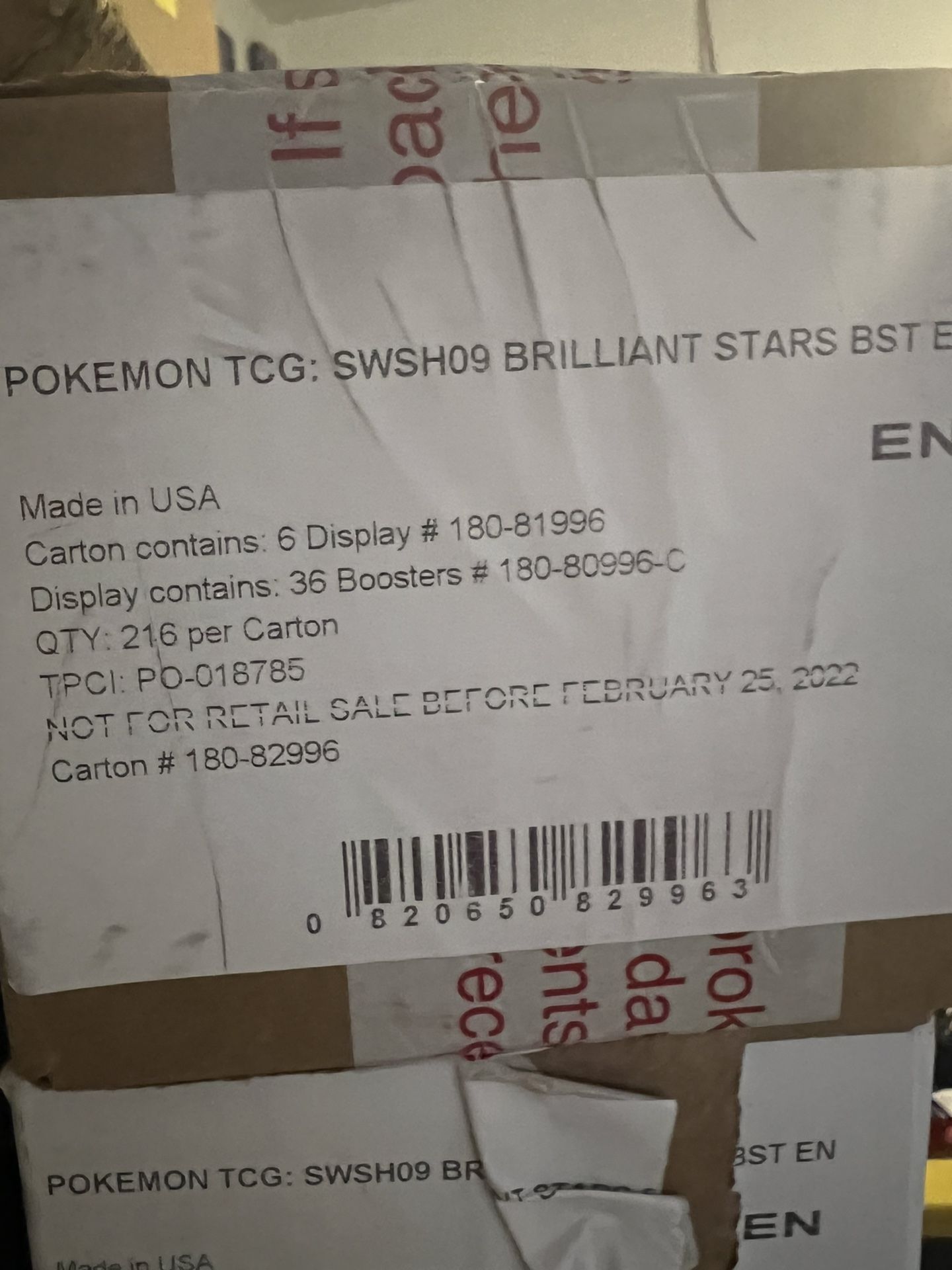 Brilliant Stars Booster Box Case