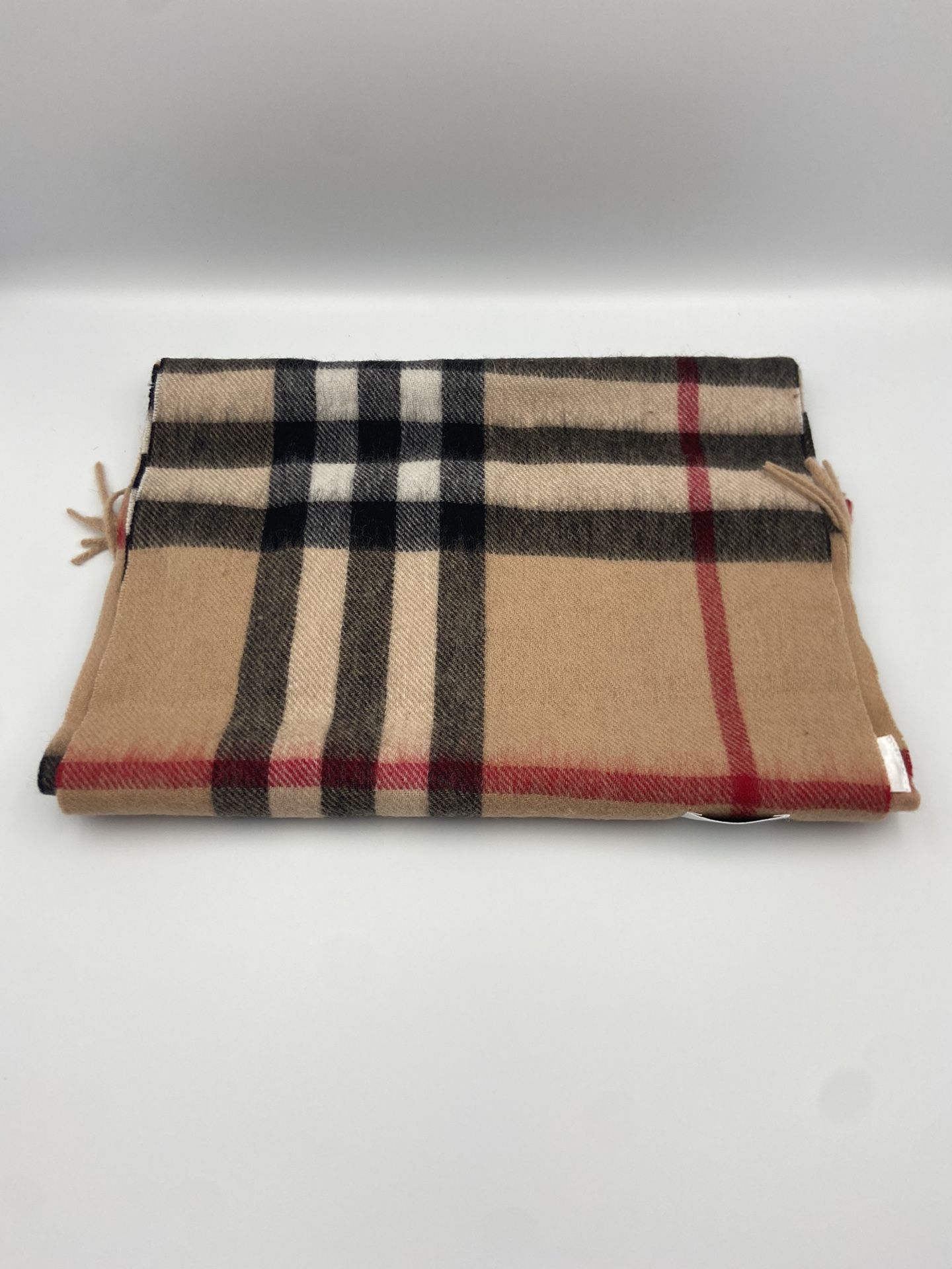 Burberry Check Cashmere Scarf Archive Beige (Negotiable)