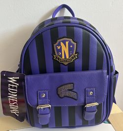 Wednesday - Nevermore Academy mini backpack