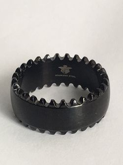 VINTAGE BLACK RING SIZE 8.5