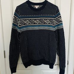 Size Small Men’s Winter Sweater - Blue Sweater